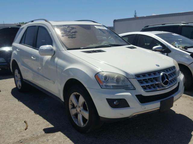 4JGBB86E79A450543 - 2009 MERCEDES-BENZ ML 350 WHITE photo 1