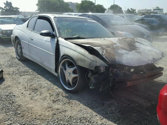 2G1WX12KX49387669 - 2004 CHEVROLET MONTE CARL WHITE photo 1