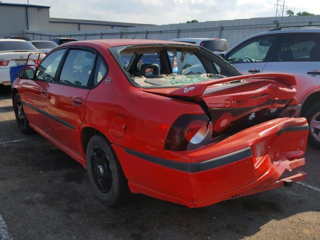 2G1WH55K2Y9247718 - 2000 CHEVROLET IMPALA LS RED photo 3