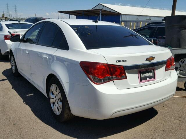 1G1PB5SH5E7179796 - 2014 CHEVROLET CRUZE LS WHITE photo 3