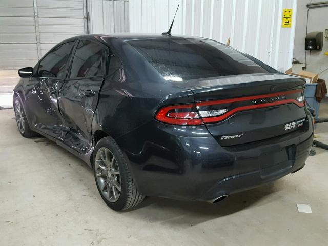 1C3CDFBB1ED695421 - 2014 DODGE DART SXT BLUE photo 3