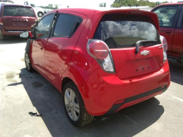 KL8CB6S91DC506648 - 2013 CHEVROLET SPARK LS RED photo 3