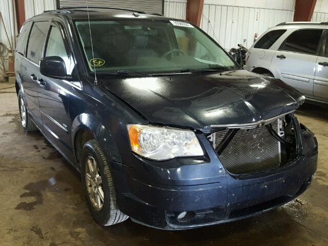 2A8HR54P68R710530 - 2008 CHRYSLER TOWN & COU BLUE photo 1