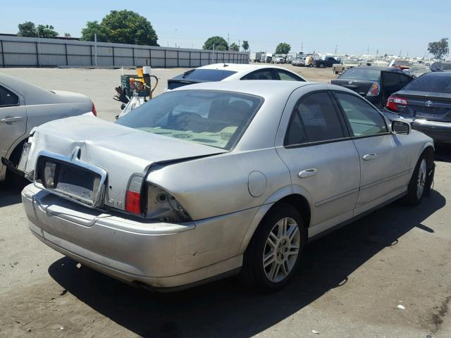 1LNHM87A55Y659264 - 2005 LINCOLN LS SILVER photo 4