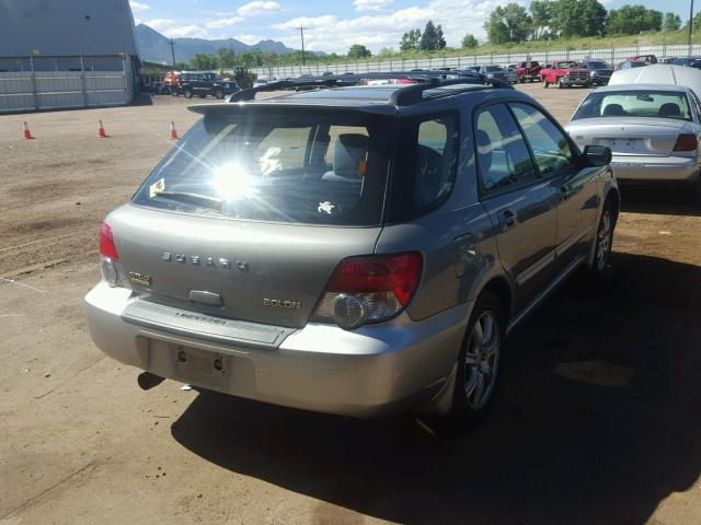 JF1GG68525G807279 - 2005 SUBARU IMPREZA OU TAN photo 4