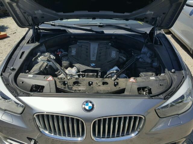 WBASP4C57BC341879 - 2011 BMW 550 GRAY photo 7