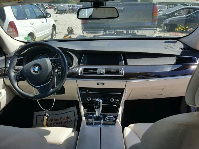 WBASP4C57BC341879 - 2011 BMW 550 GRAY photo 9