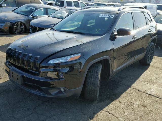 1C4PJLCB6HW593009 - 2017 JEEP CHEROKEE L BLACK photo 2