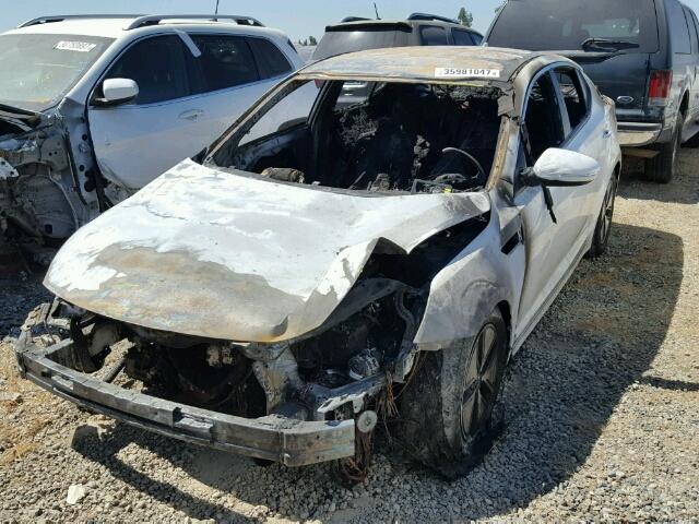 KNAGM4ADXC5025620 - 2012 KIA OPTIMA HYB BURN photo 2