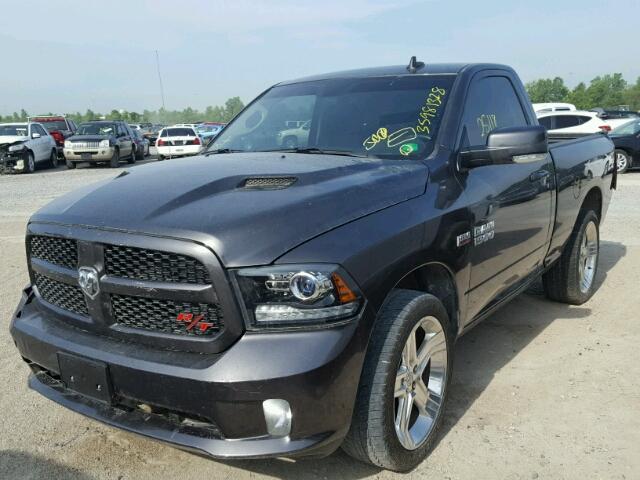 3C6JR6CT8HG510453 - 2017 RAM 1500 SPORT CHARCOAL photo 2