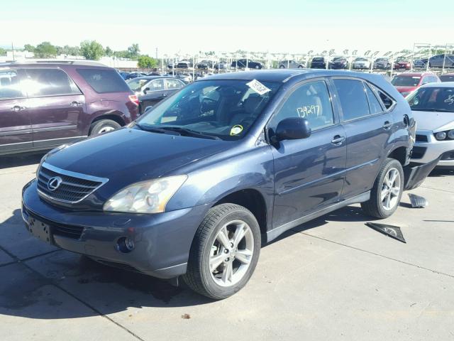 JTJHW31U460048076 - 2006 LEXUS RX 400H BLUE photo 2