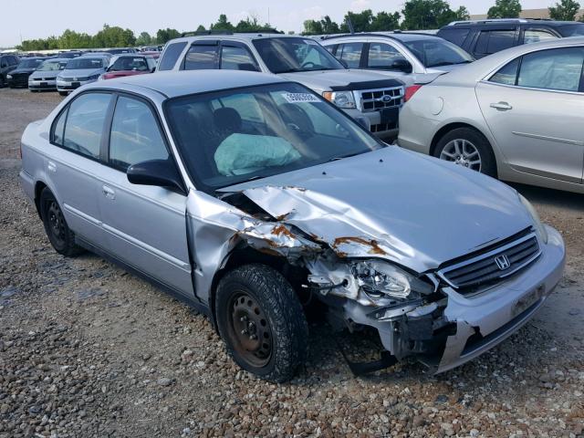 2HGEJ6617YH534160 - 2000 HONDA CIVIC BASE SILVER photo 1
