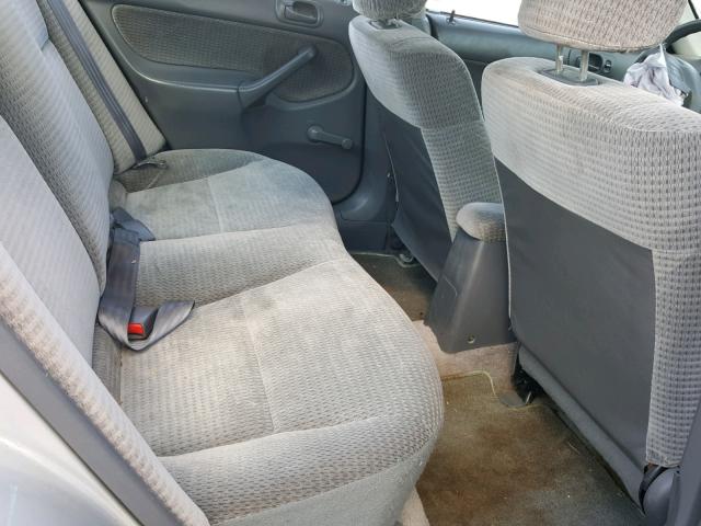 2HGEJ6617YH534160 - 2000 HONDA CIVIC BASE SILVER photo 6