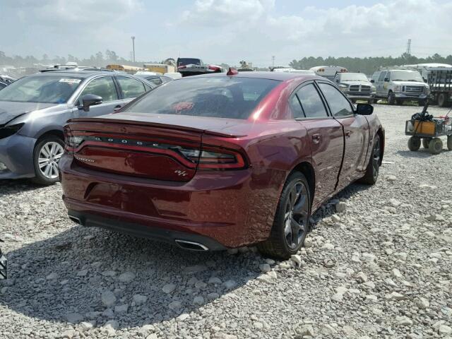 2C3CDXCT5JH139896 - 2018 DODGE CHARGER R/ RED photo 4