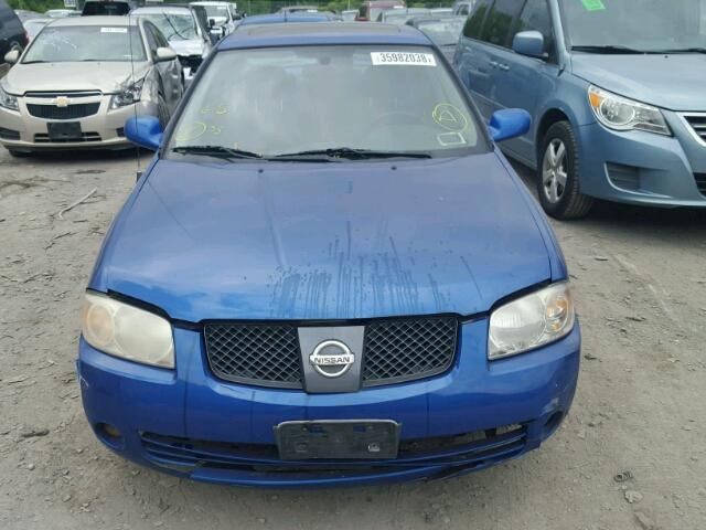 3N1AB51D56L573021 - 2006 NISSAN SENTRA SE- BLUE photo 9