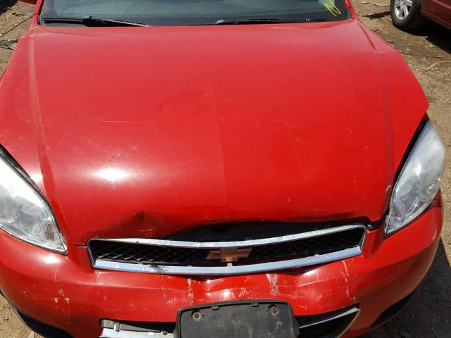 2G1WD57C791270994 - 2009 CHEVROLET IMPALA SS RED photo 7