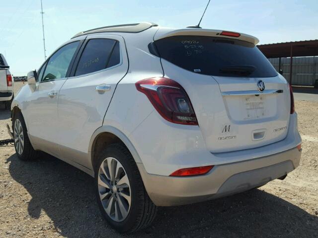 KL4CJASB2JB568782 - 2018 BUICK ENCORE PRE WHITE photo 3