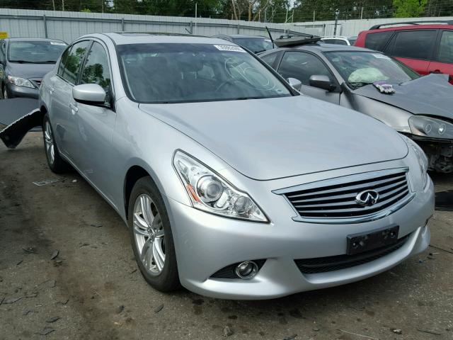 JN1CV6ARXDM355614 - 2013 INFINITI G37 SILVER photo 1