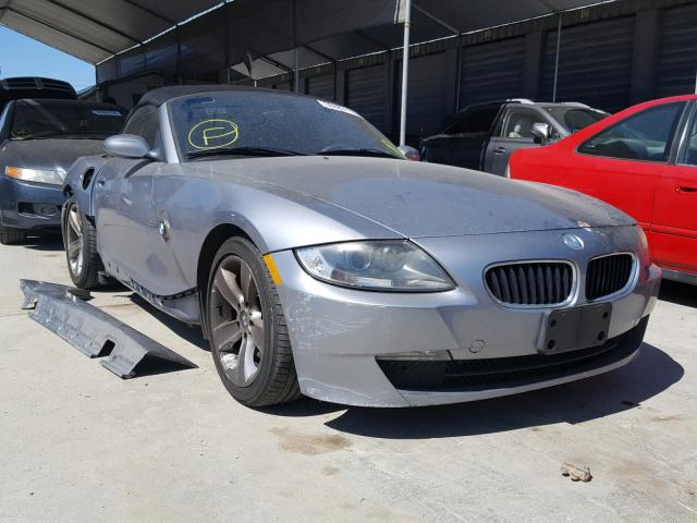 4USBU335X6LW67276 - 2006 BMW Z4 3.0 GRAY photo 1