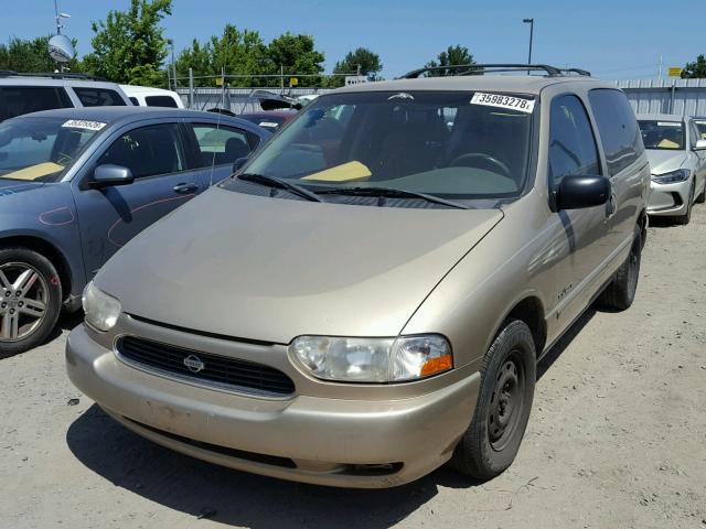 4N2XN11T3XD835833 - 1999 NISSAN QUEST SE GOLD photo 2