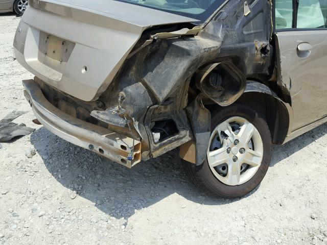 1G8AJ58F36Z180645 - 2006 SATURN ION LEVEL TAN photo 9