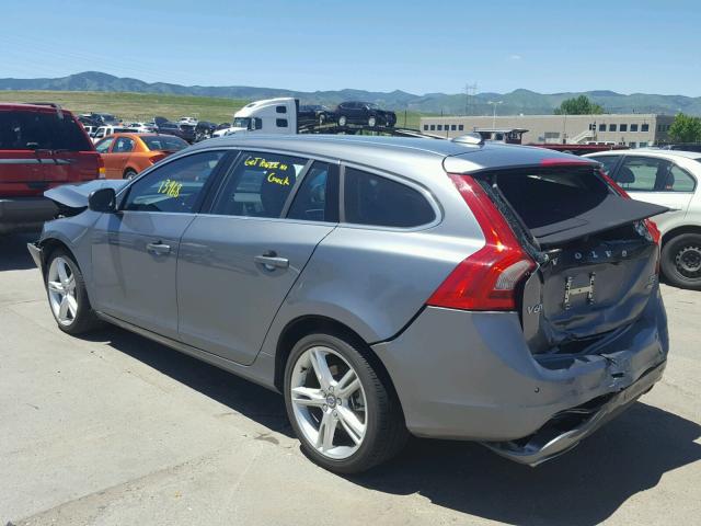 YV1612SM5G1325678 - 2016 VOLVO V60 PLATIN GRAY photo 3