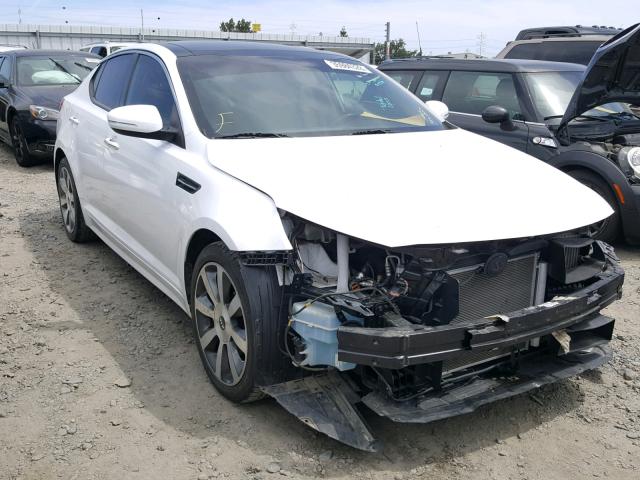 5XXGR4A64DG154049 - 2013 KIA OPTIMA SX WHITE photo 1