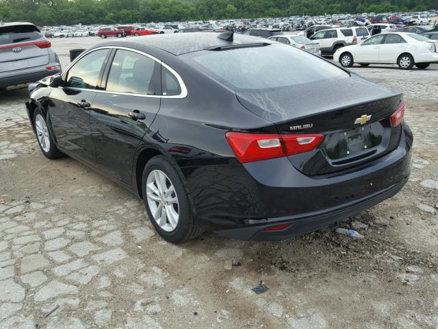 1G1ZD5ST0JF137138 - 2018 CHEVROLET MALIBU LT BLACK photo 3