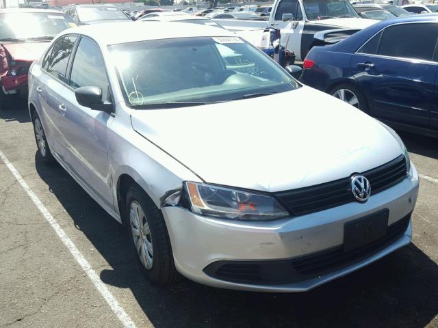 3VW2K7AJ2EM250862 - 2014 VOLKSWAGEN JETTA BASE 银色 照片 1