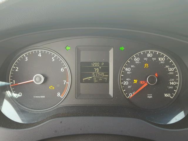 3VW2K7AJ2EM250862 - 2014 VOLKSWAGEN JETTA BASE 银色 照片 8