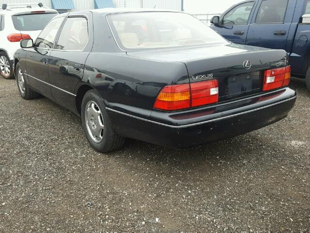 JT8BH28F7Y0174437 - 2000 LEXUS LS 400 BLACK photo 3