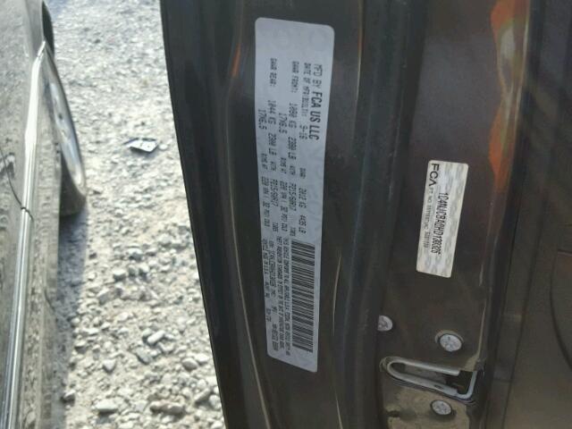 1C4NJCBA0HD130326 - 2017 JEEP COMPASS SP GRAY photo 10