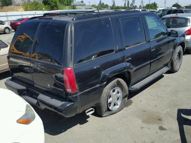 1GYEK63R8YR229668 - 2000 CADILLAC ESCALADE L BLACK photo 4