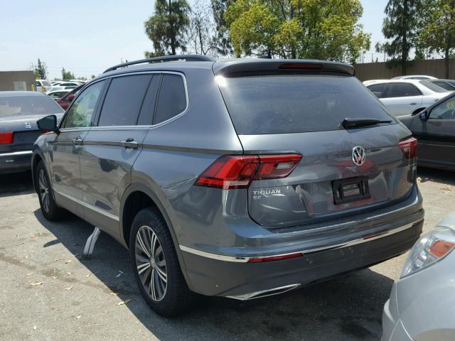 3VV3B7AX1JM043743 - 2018 VOLKSWAGEN TIGUAN SE CHARCOAL photo 3