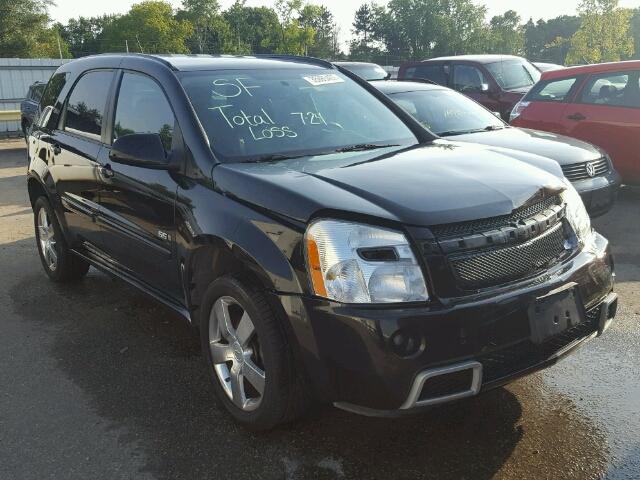 2CNDL537786033820 - 2008 CHEVROLET EQUINOX SP BLACK photo 1