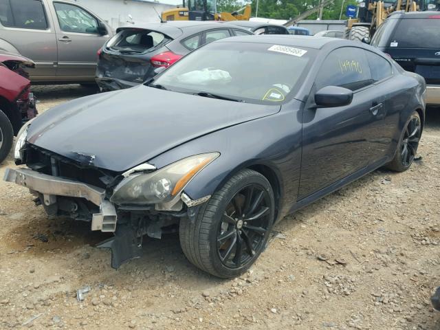 JNKCV64E38M118506 - 2008 INFINITI G37 BASE BLUE photo 2