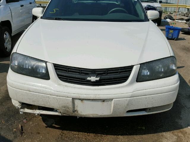 2G1WH52K549224139 - 2004 CHEVROLET IMPALA WHITE photo 10