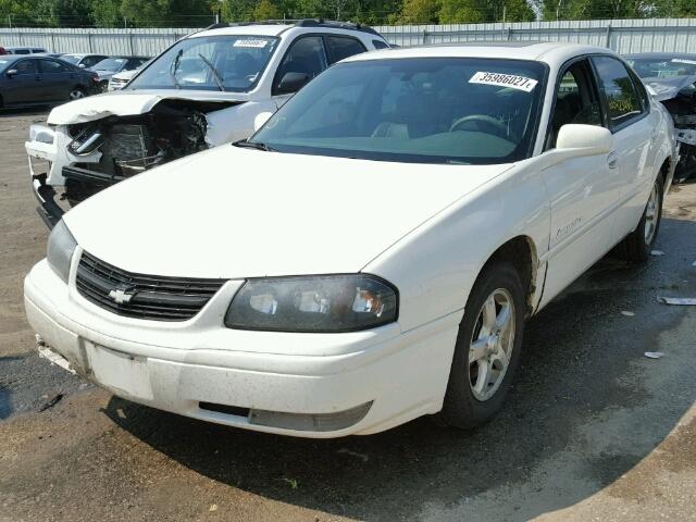 2G1WH52K549224139 - 2004 CHEVROLET IMPALA WHITE photo 2