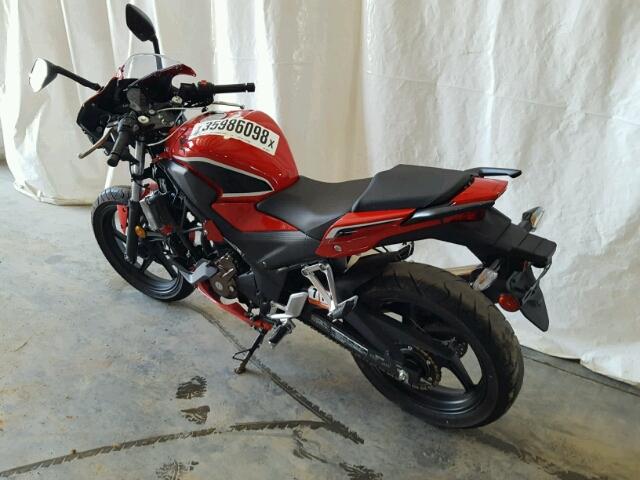 MLHNC5150H5300315 - 2017 HONDA CBR300 RA RED photo 3