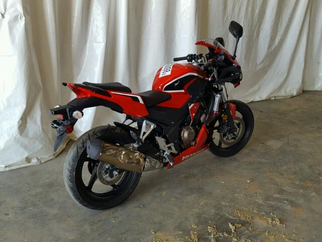 MLHNC5150H5300315 - 2017 HONDA CBR300 RA RED photo 4