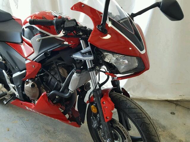 MLHNC5150H5300315 - 2017 HONDA CBR300 RA RED photo 9