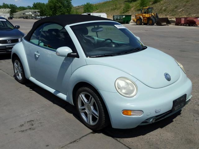 3VWCD31Y64M313268 - 2004 VOLKSWAGEN NEW BEETLE 蓝色 照片 1