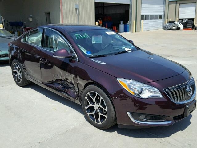 2G4GL5EX5H9142561 - 2017 BUICK REGAL SPOR PURPLE photo 1