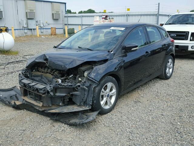 1FADP3K24EL131182 - 2014 FORD FOCUS SE BLACK photo 2