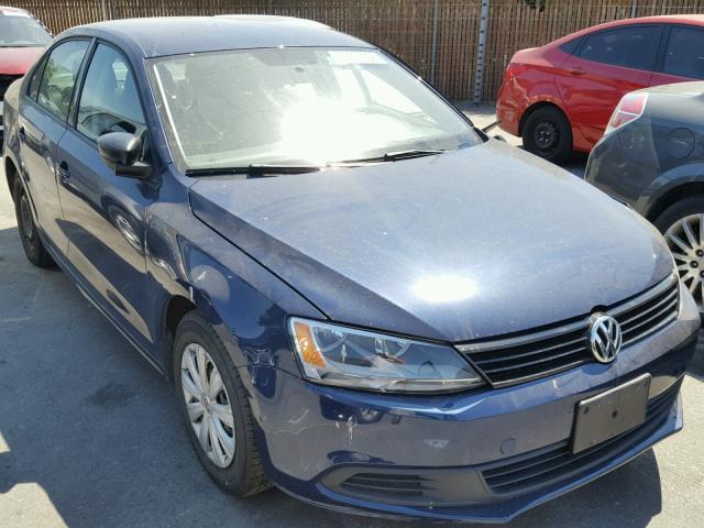 3VW2K7AJ8EM332451 - 2014 VOLKSWAGEN JETTA BASE 蓝色 照片 1