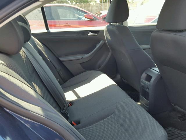 3VW2K7AJ8EM332451 - 2014 VOLKSWAGEN JETTA BASE 蓝色 照片 6