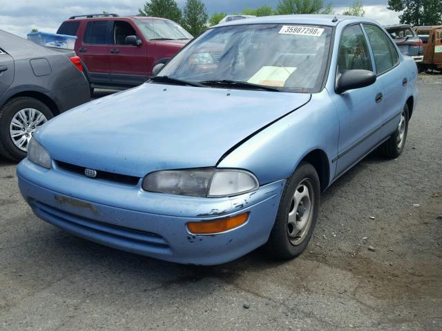 1Y1SK5364RZ087101 - 1994 GEO PRIZM BASE ლურჯი ფოტო 2