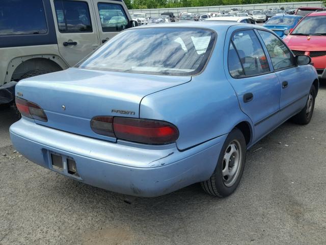 1Y1SK5364RZ087101 - 1994 GEO PRIZM BASE ლურჯი ფოტო 4