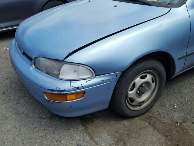 1Y1SK5364RZ087101 - 1994 GEO PRIZM BASE ლურჯი ფოტო 9