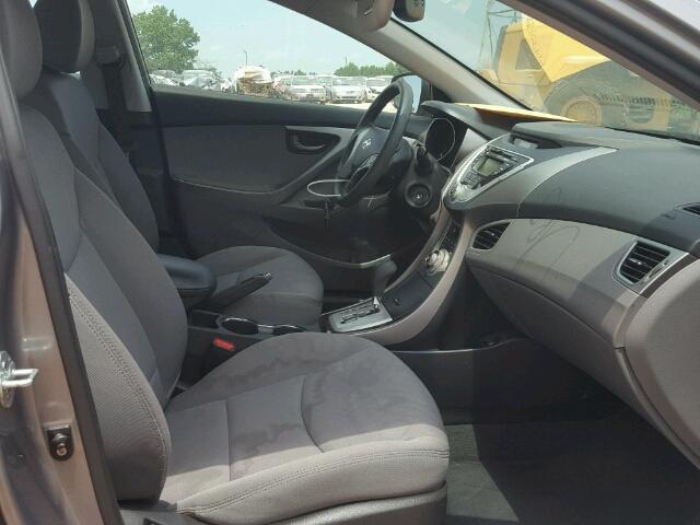 KMHDH4AE7CU245723 - 2012 HYUNDAI ELANTRA GL SILVER photo 5